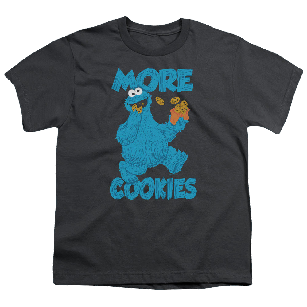 Sesame Street More Cookies - Youth T-Shirt Youth T-Shirt (Ages 8-12) Sesame Street