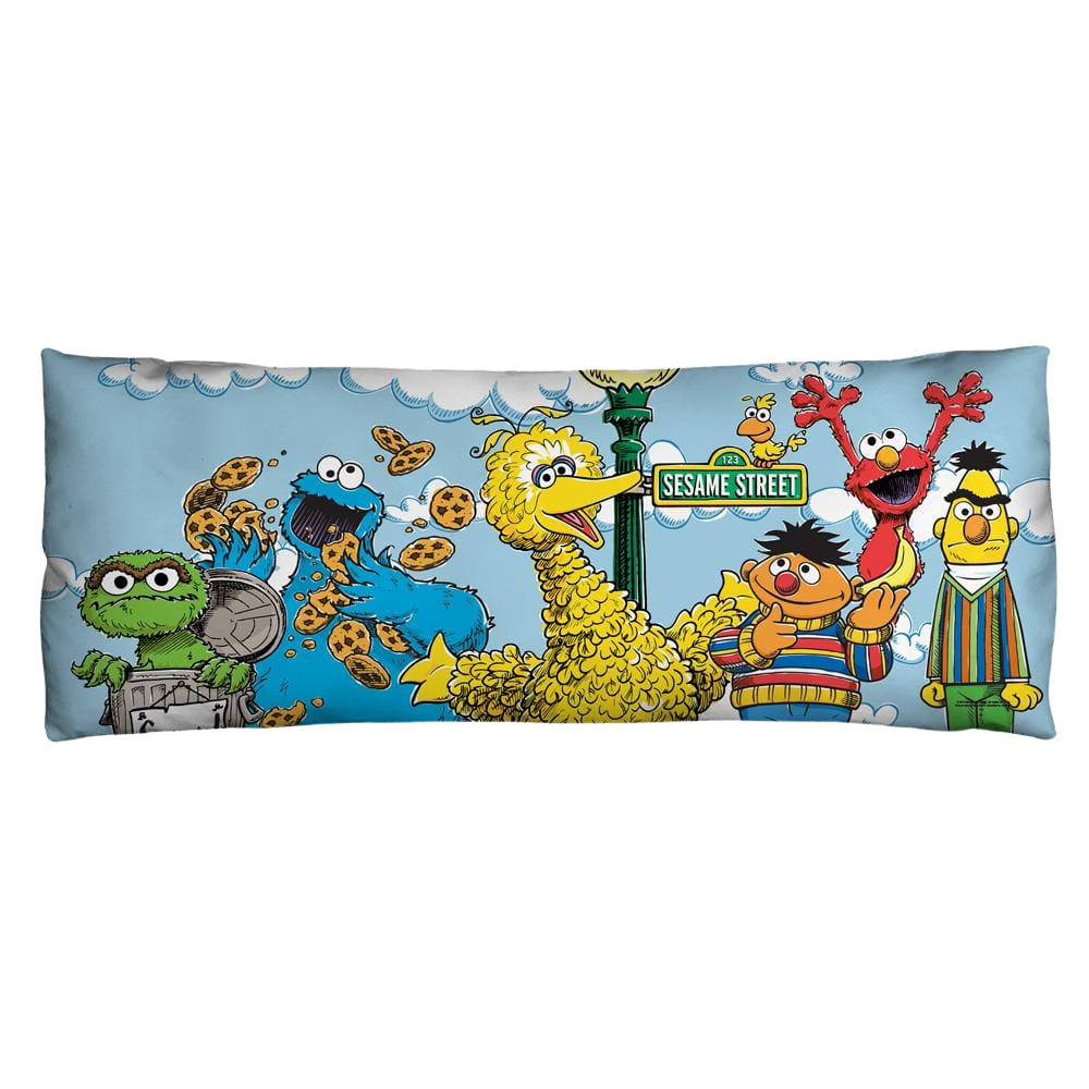 Sesame Street - Retro Gang Body Pillow Body Pillows Sesame Street