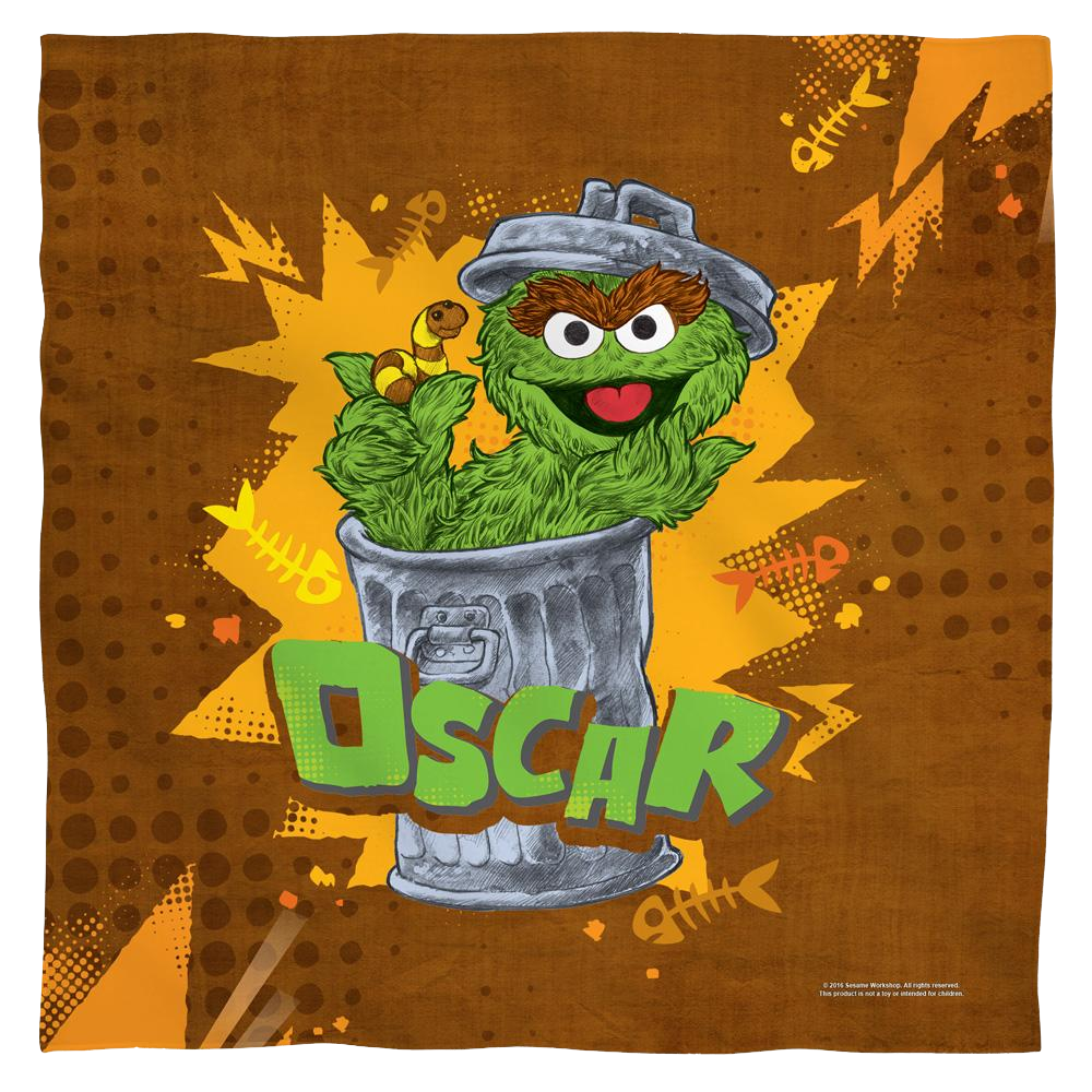 Sesame Street - Oscar Bandana Bandanas Sesame Street