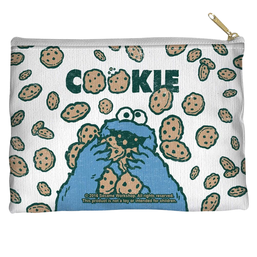 Sesame Street - Cookie Crumble Straight Bottom Pouch Straight Bottom Accessory Pouches Sesame Street