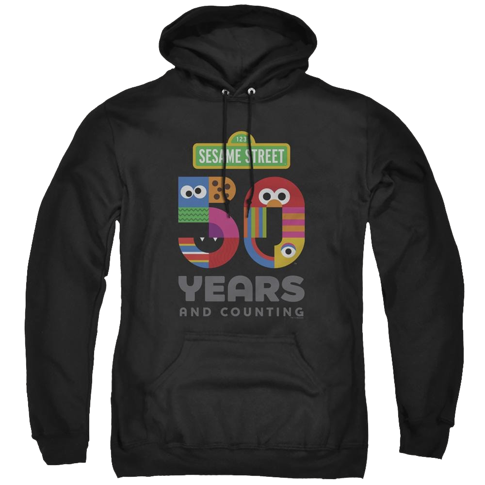 Sesame Street 50 Years Logo - Pullover Hoodie Pullover Hoodie Sesame Street
