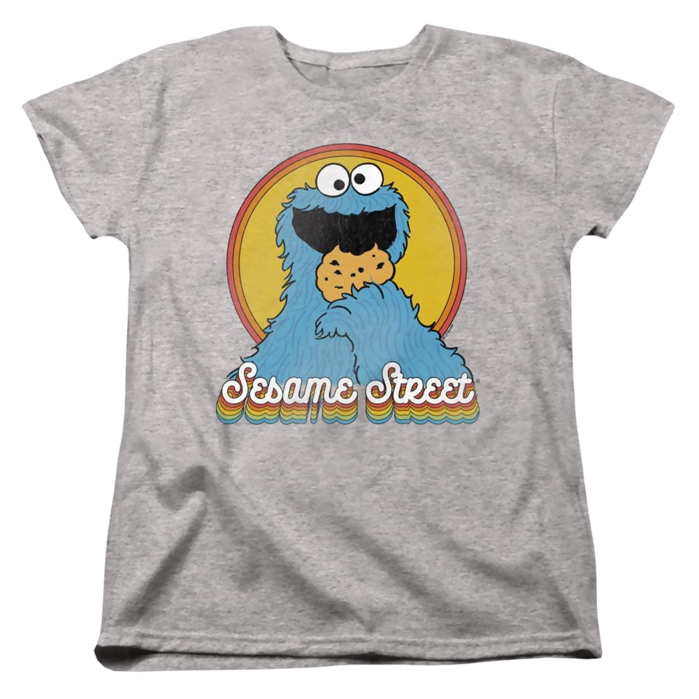 Sesame Street Cookie Monster Layers - Women's T-Shirt Women's T-Shirt Sesame Street