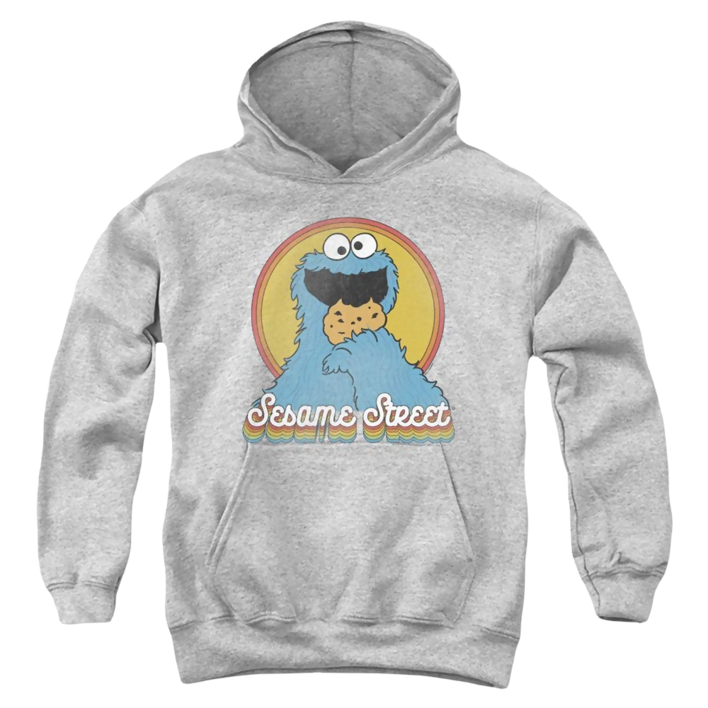 Sesame Street Cookie Monster Layers - Youth Hoodie Youth Hoodie (Ages 8-12) Sesame Street