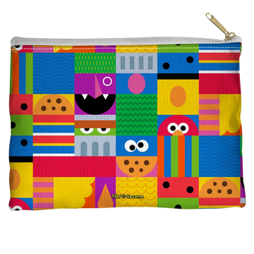 Sesame Street Squares - Straight Bottom Accessory straight bottom pouch