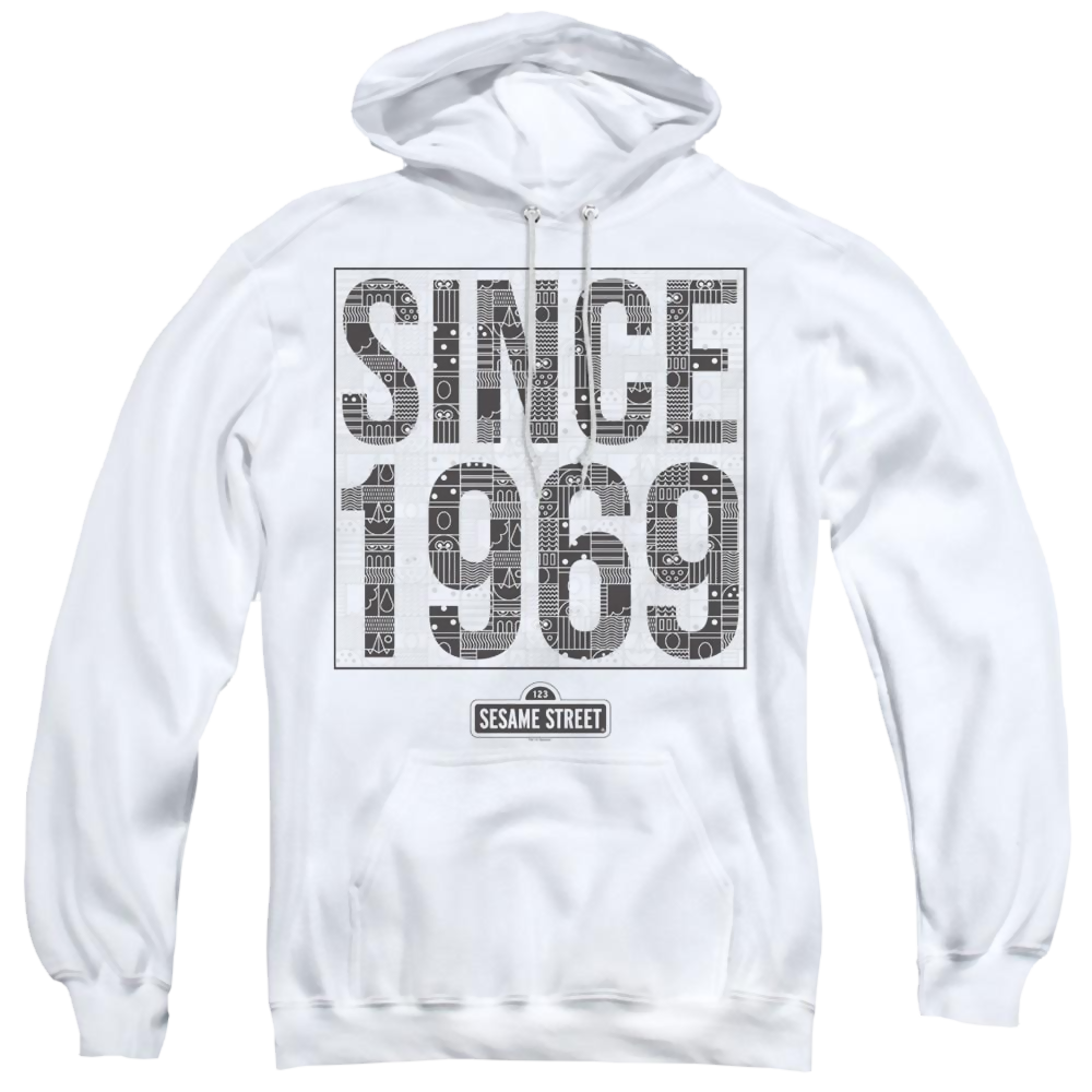 Sesame Street Since 1969 Pattern - Pullover Hoodie Pullover Hoodie Sesame Street