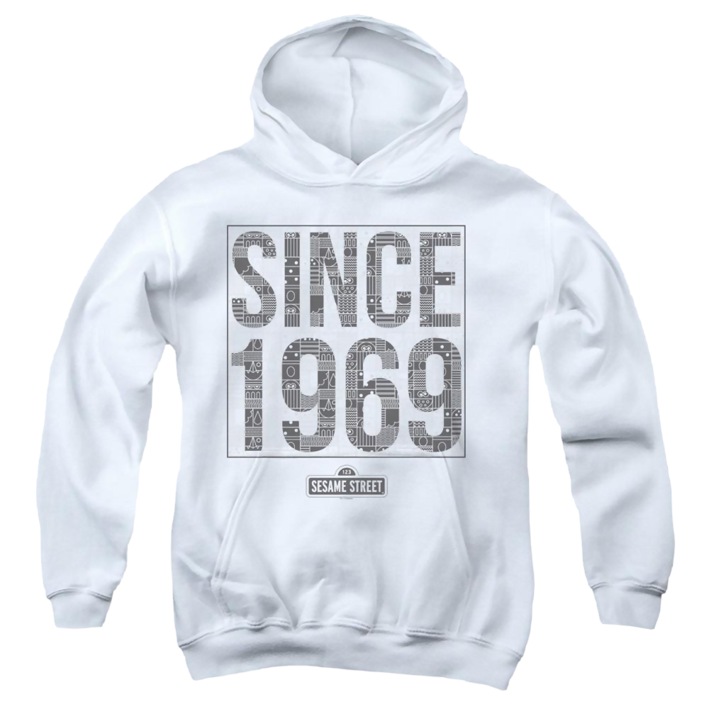 Sesame Street Since 1969 Pattern - Youth Hoodie Youth Hoodie (Ages 8-12) Sesame Street