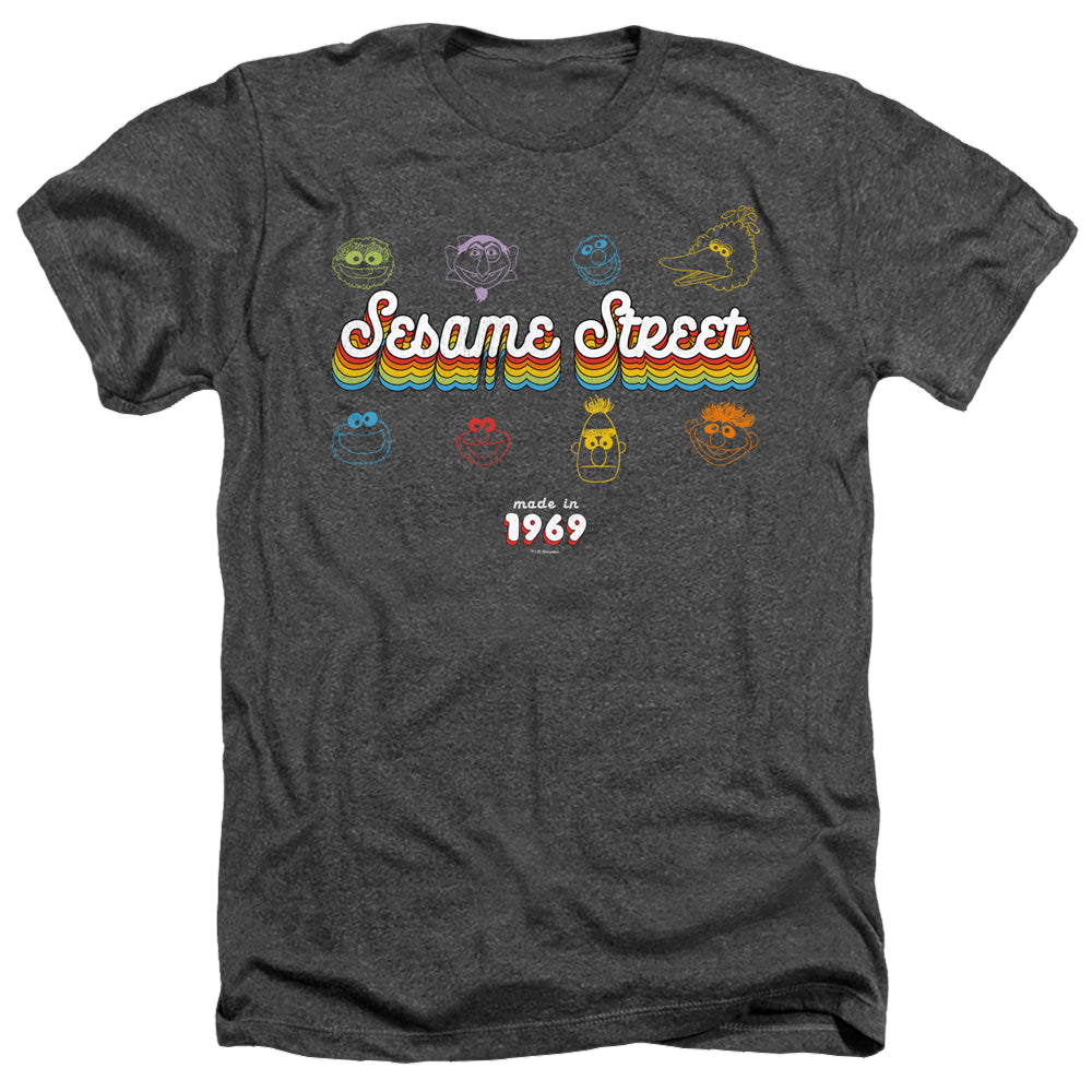 Sesame Street Made In 1969 - Men's Heather T-Shirt Men's Heather T-Shirt Sesame Street