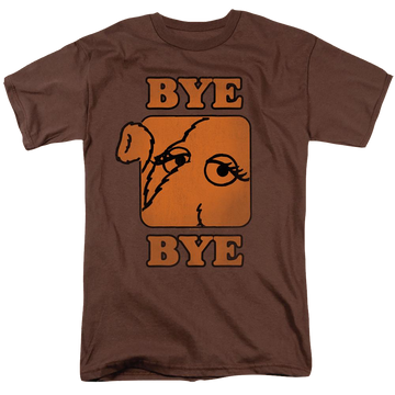Coffee men's regular fit t-shirt with Sesame Street Bye graphic