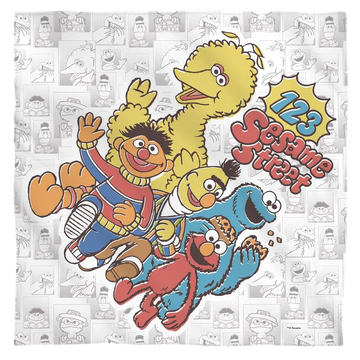 123 Sesame Street bandana