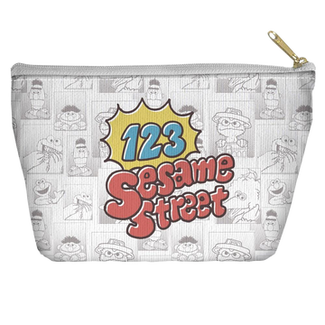 123 Sesame Street - Straight Bottom Accessory tapered bottom pouch