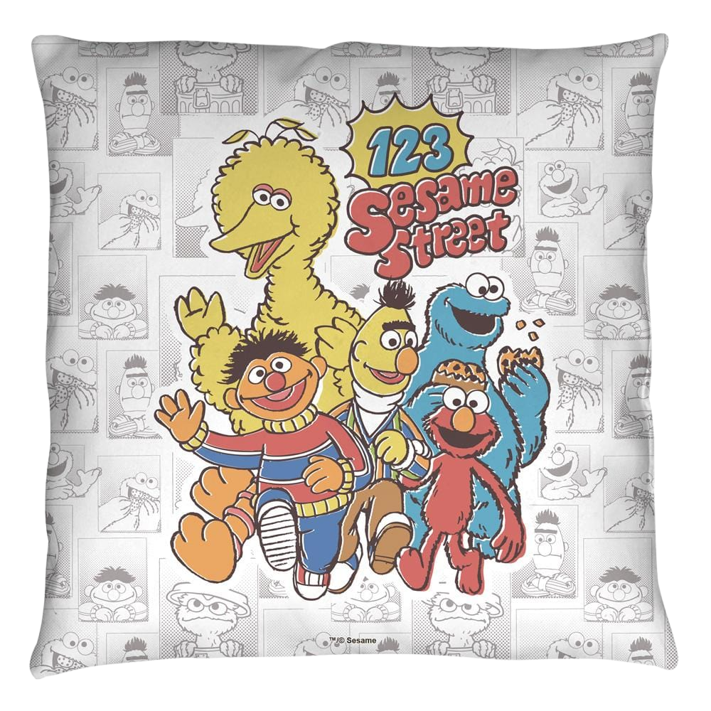 Sesame Street 123 Sesame Street - Throw Pillows Throw Pillows Sesame Street