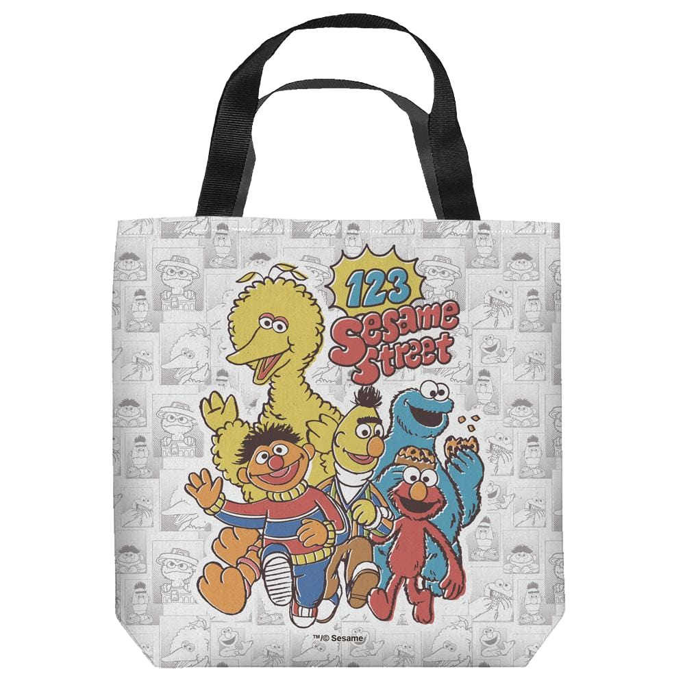 Sesame Street 123 Sesame Street - Tote Bag Tote Bags Sesame Street
