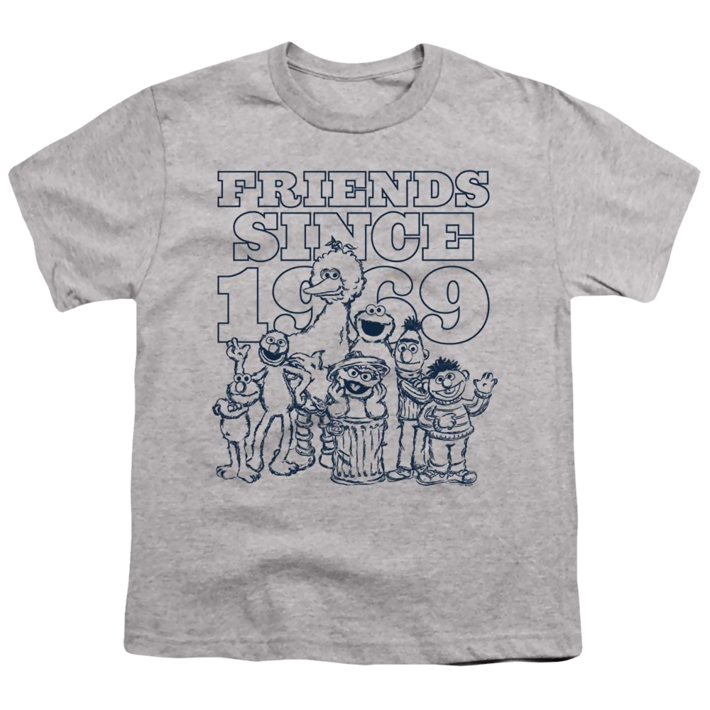 Sesame Street Friends Since - Youth T-Shirt Youth T-Shirt (Ages 8-12) Sesame Street