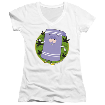 South Park Towelie - Juniors V-Neck T-Shirt Juniors V-Neck T-Shirt South Park