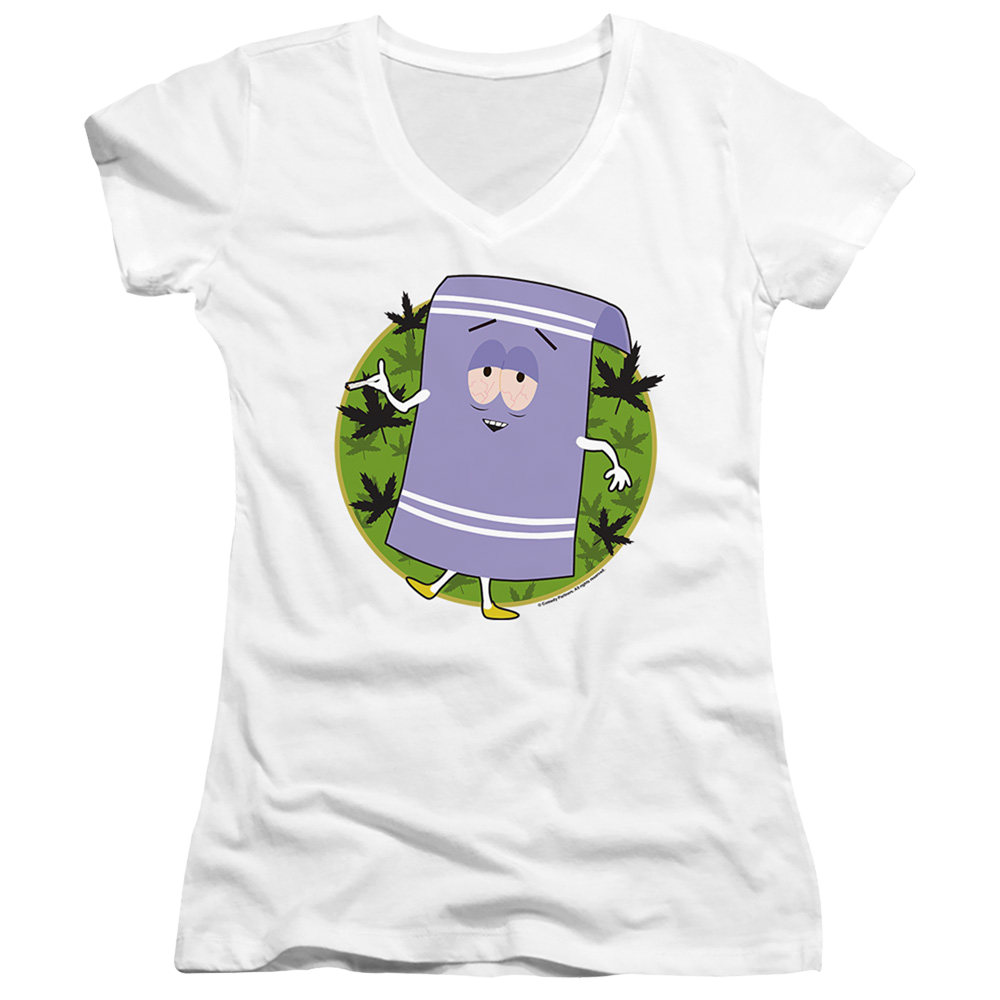 South Park Towelie - Juniors V-Neck T-Shirt Juniors V-Neck T-Shirt South Park