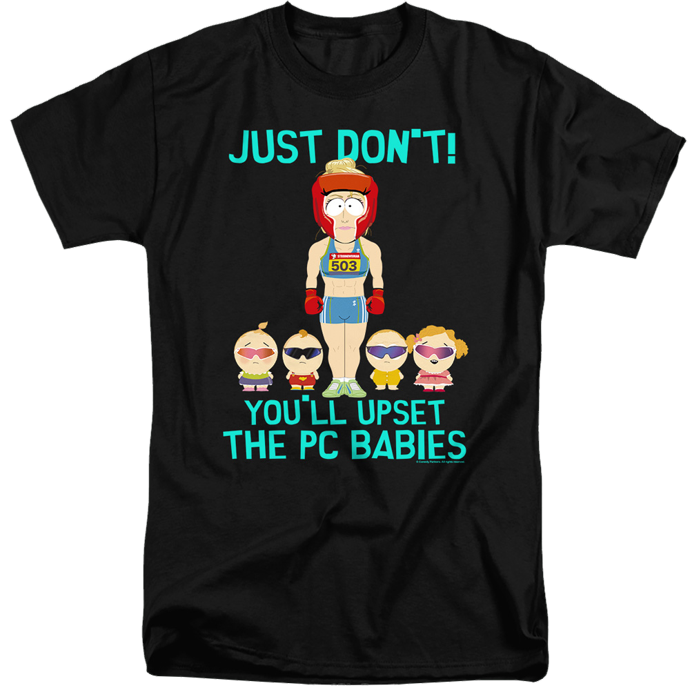 South Park Pc Babies - Men's Tall Fit T-Shirt Men's Tall Fit T-Shirt South Park