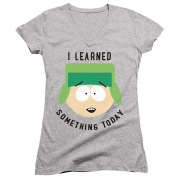 South Park I Learned Something Today - Juniors V-Neck T-Shirt Juniors V-Neck T-Shirt South Park
