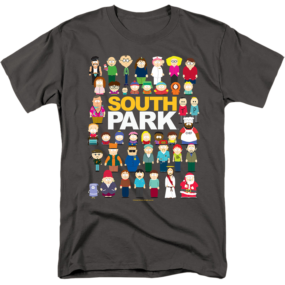 South Park Full Cast - Men's Regular Fit T-Shirt Men's Regular Fit T-Shirt South Park