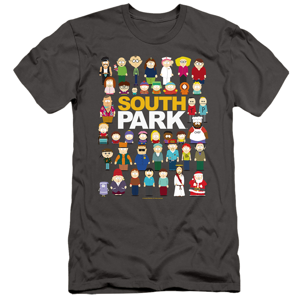 South Park Full Cast - Men's Slim Fit T-Shirt Men's Slim Fit T-Shirt South Park