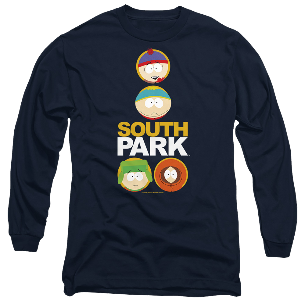 South Park Solid Circles - Men's Long Sleeve T-Shirt Men's Long Sleeve T-Shirt South Park