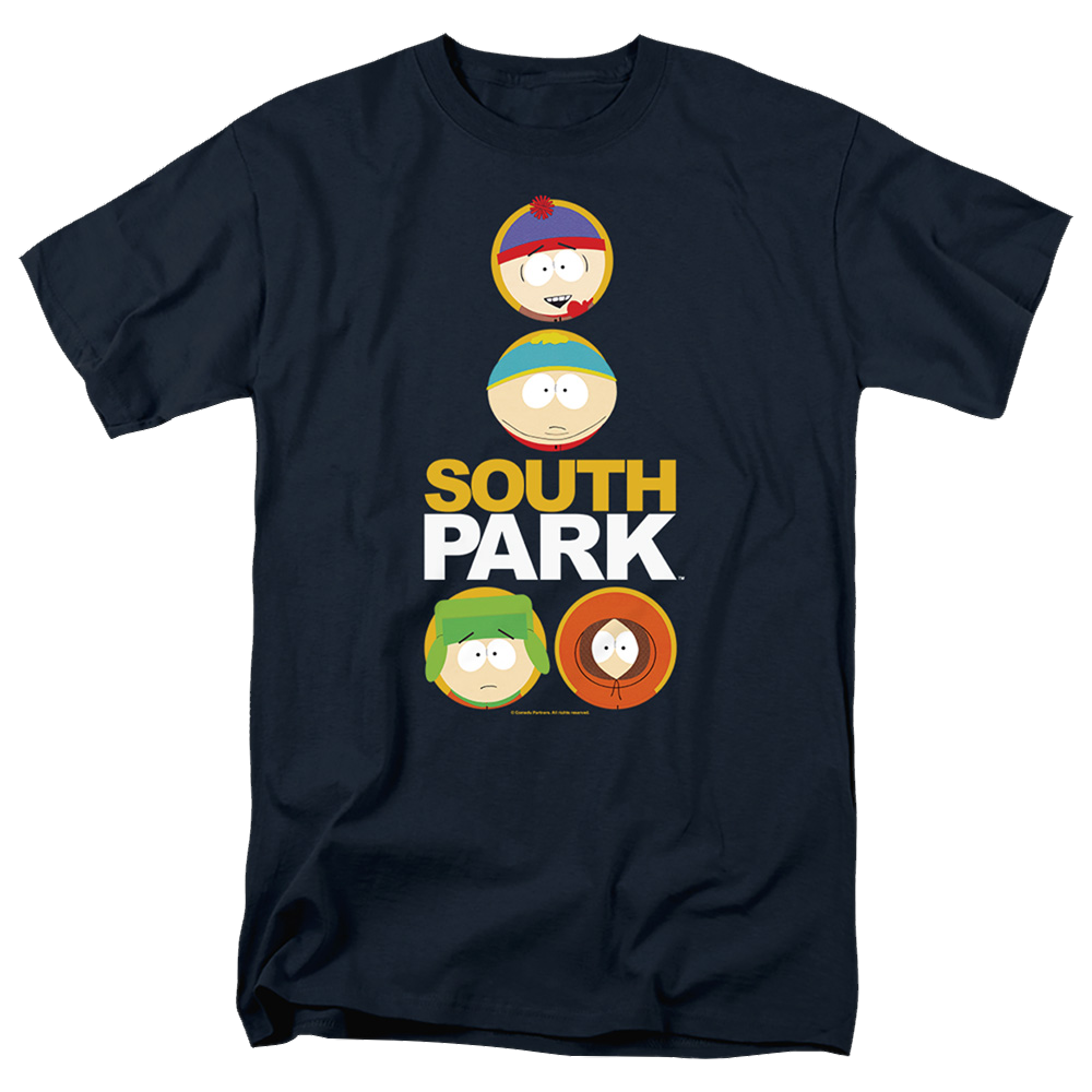South Park Solid Circles - Men's Regular Fit T-Shirt Men's Regular Fit T-Shirt South Park