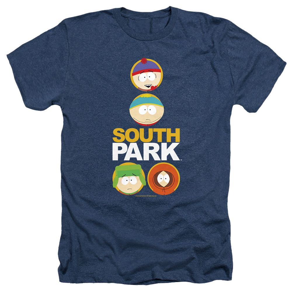 South Park Solid Circles - Men's Heather T-Shirt Men's Heather T-Shirt South Park