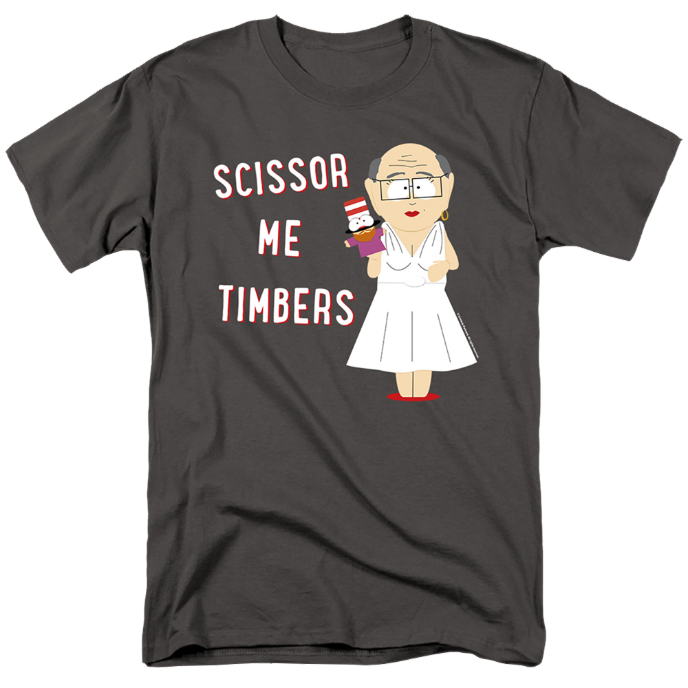 South Park Scissor Me Timbers - Men's Regular Fit T-Shirt Men's Regular Fit T-Shirt South Park