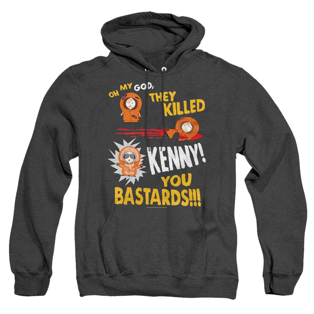 South Park Dead Kenny - Heather Pullover Hoodie Heather Pullover Hoodie South Park
