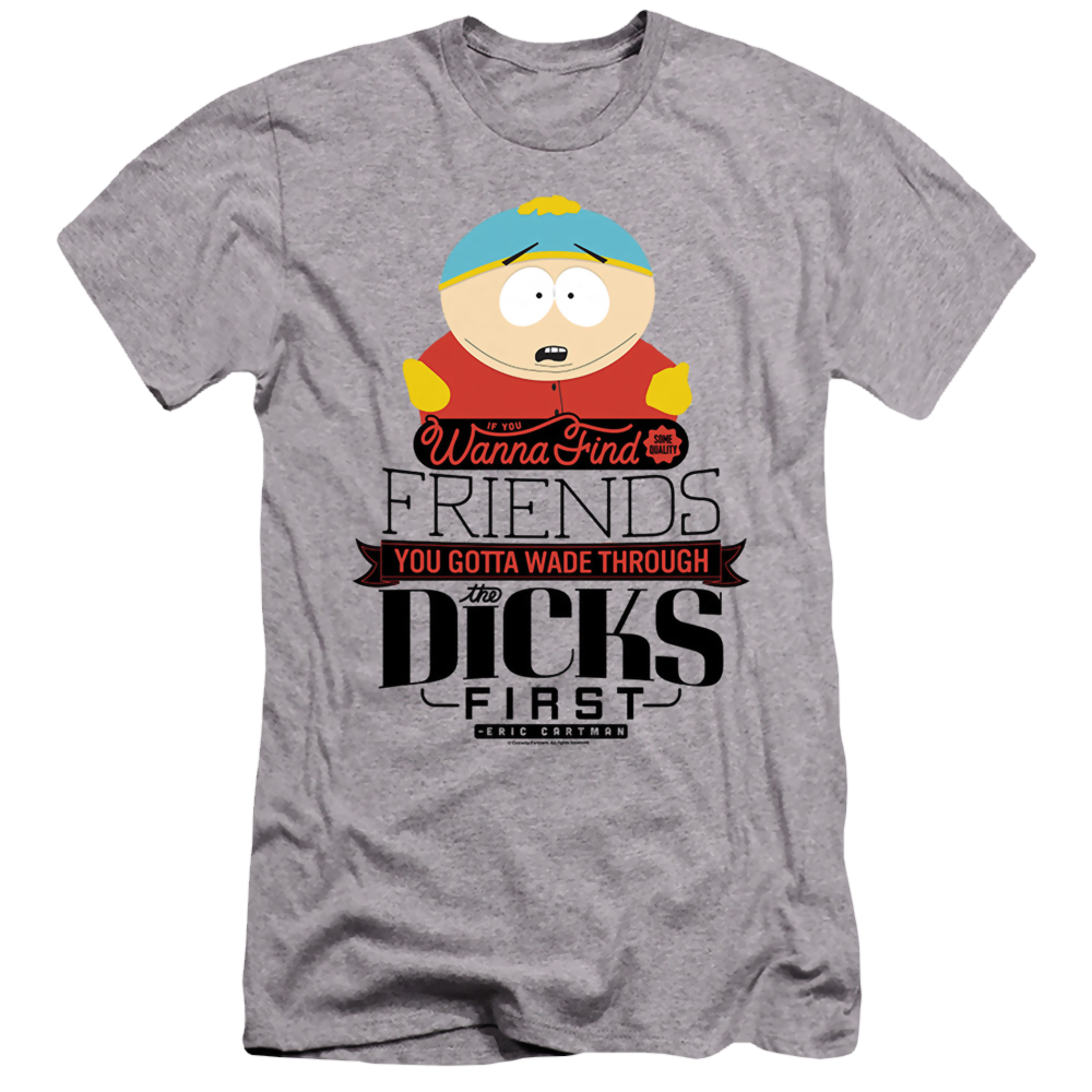 South Park Wade Through Dicks - Men's Premium Slim Fit T-Shirt Men's Premium Slim Fit T-Shirt South Park