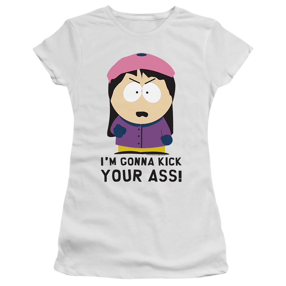 South Park Im Gonna Kick Your Ass - Juniors T-Shirt Juniors T-Shirt South Park