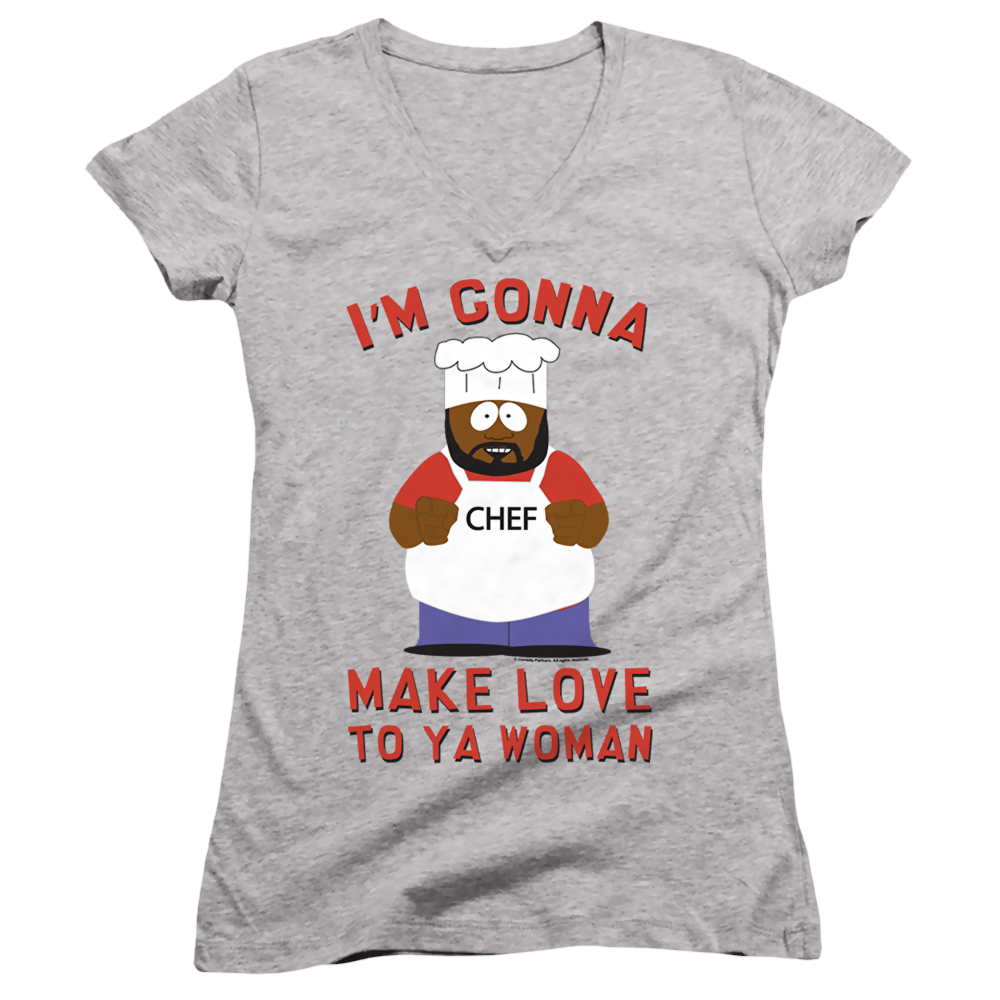 South Park Make Love - Juniors V-Neck T-Shirt Juniors V-Neck T-Shirt South Park