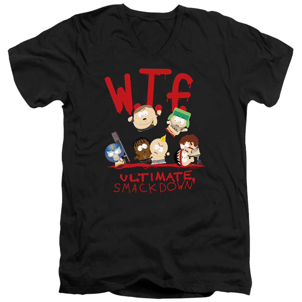 South Park Wtf Ultimate Smackdown - Men's V-Neck T-Shirt Men's V-Neck T-Shirt South Park
