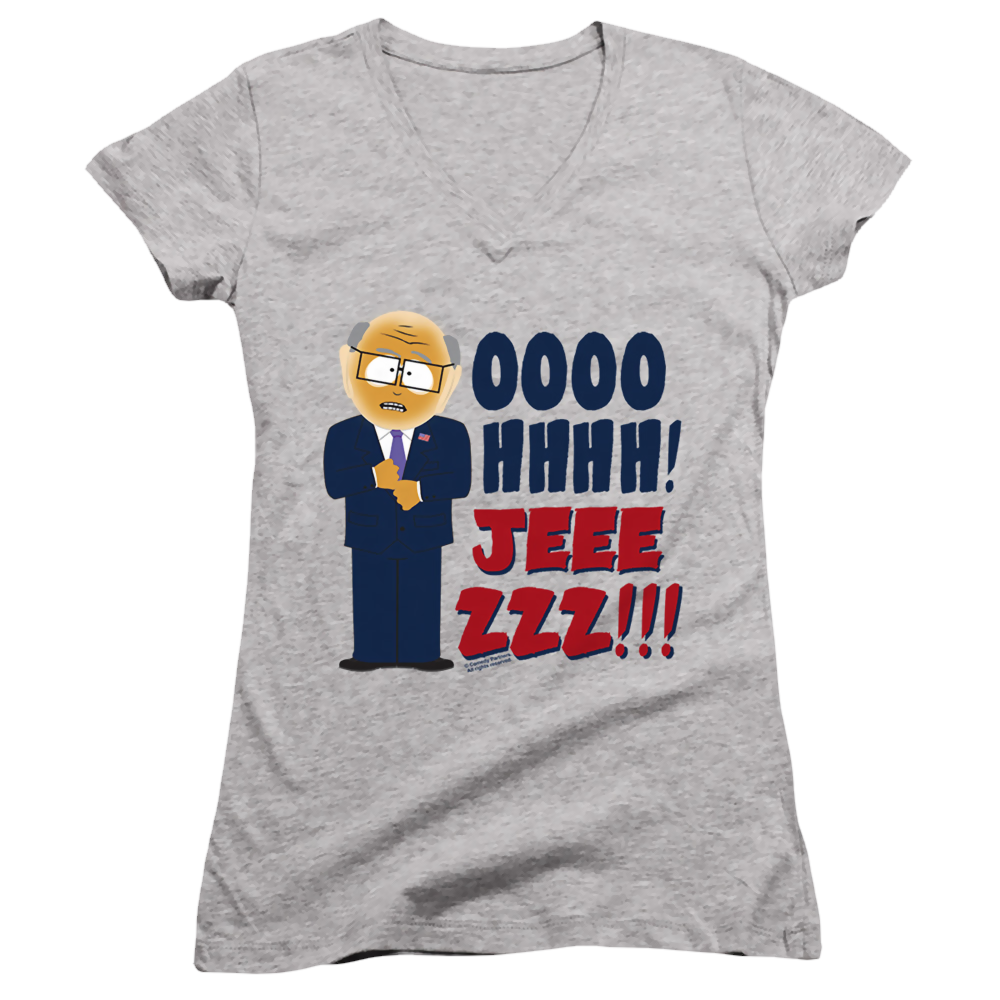 South Park Oh Jeez - Juniors V-Neck T-Shirt Juniors V-Neck T-Shirt South Park