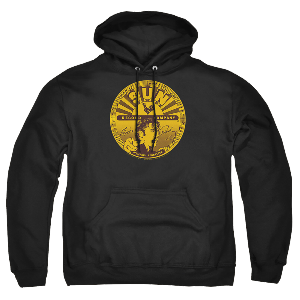 Elvis Presley Elvis Full Sun Label - Pullover Hoodie Pullover Hoodie Elvis Presley