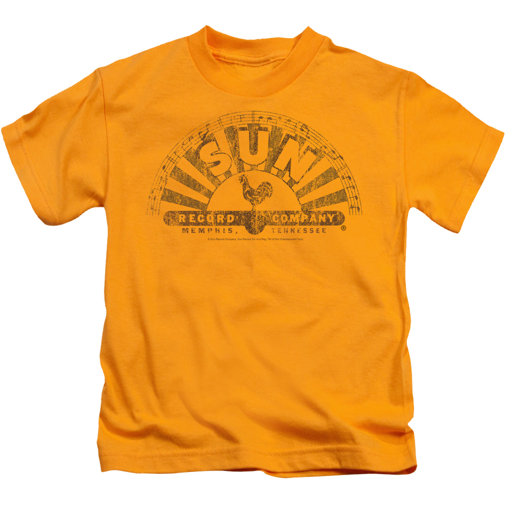 Sun Records Worn Logo - Kid's T-Shirt Kid's T-Shirt (Ages 4-7) Sun Records