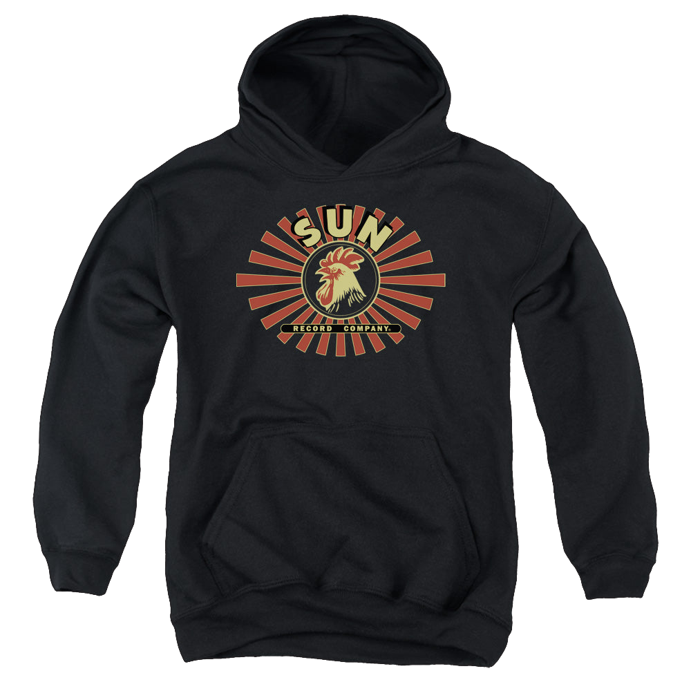 Sun Records Sun Ray Rooster - Youth Hoodie Youth Hoodie (Ages 8-12) Sun Records