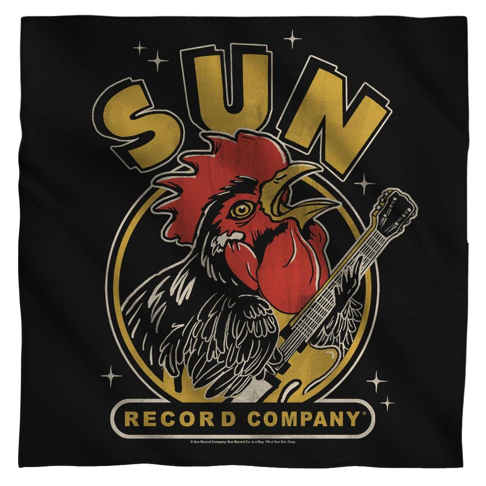 Sun - Rocking Rooster Bandana Bandanas Sun Records