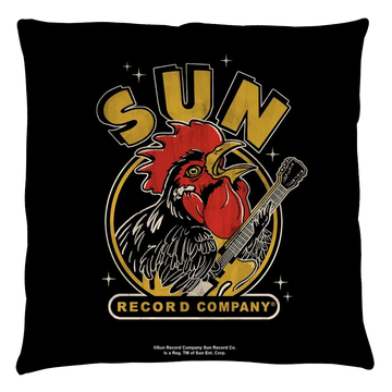 Sun Records Rocking Rooster throw pillow