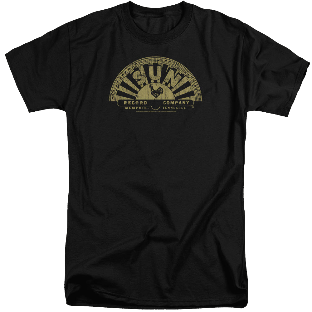 Sun Records Tattered Logo - Men's Tall Fit T-Shirt Men's Tall Fit T-Shirt Sun Records