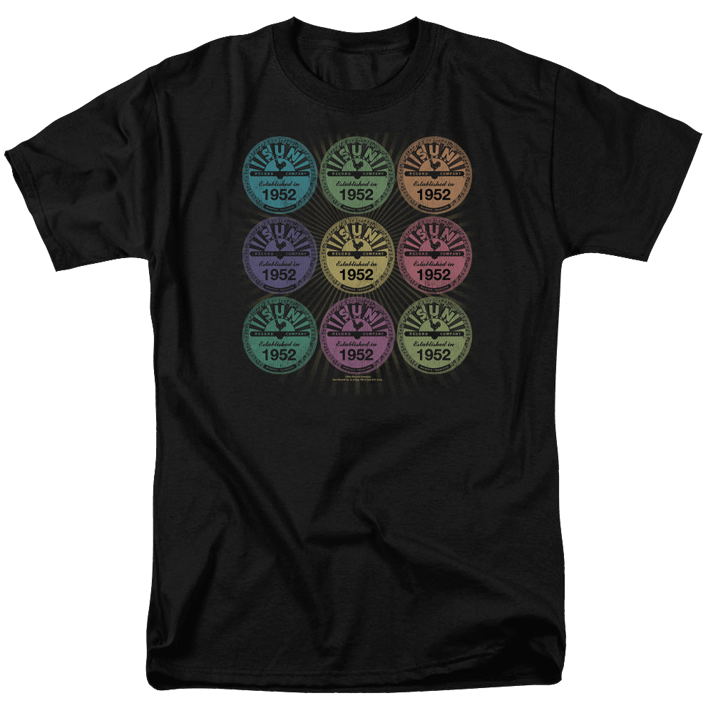 Sun Records Rocking Color Block - Men's Regular Fit T-Shirt Men's Regular Fit T-Shirt Sun Records