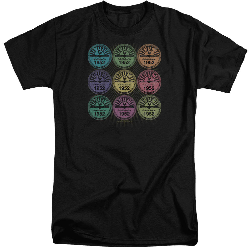 Sun Records Rocking Color Block - Men's Tall Fit T-Shirt Men's Tall Fit T-Shirt Sun Records