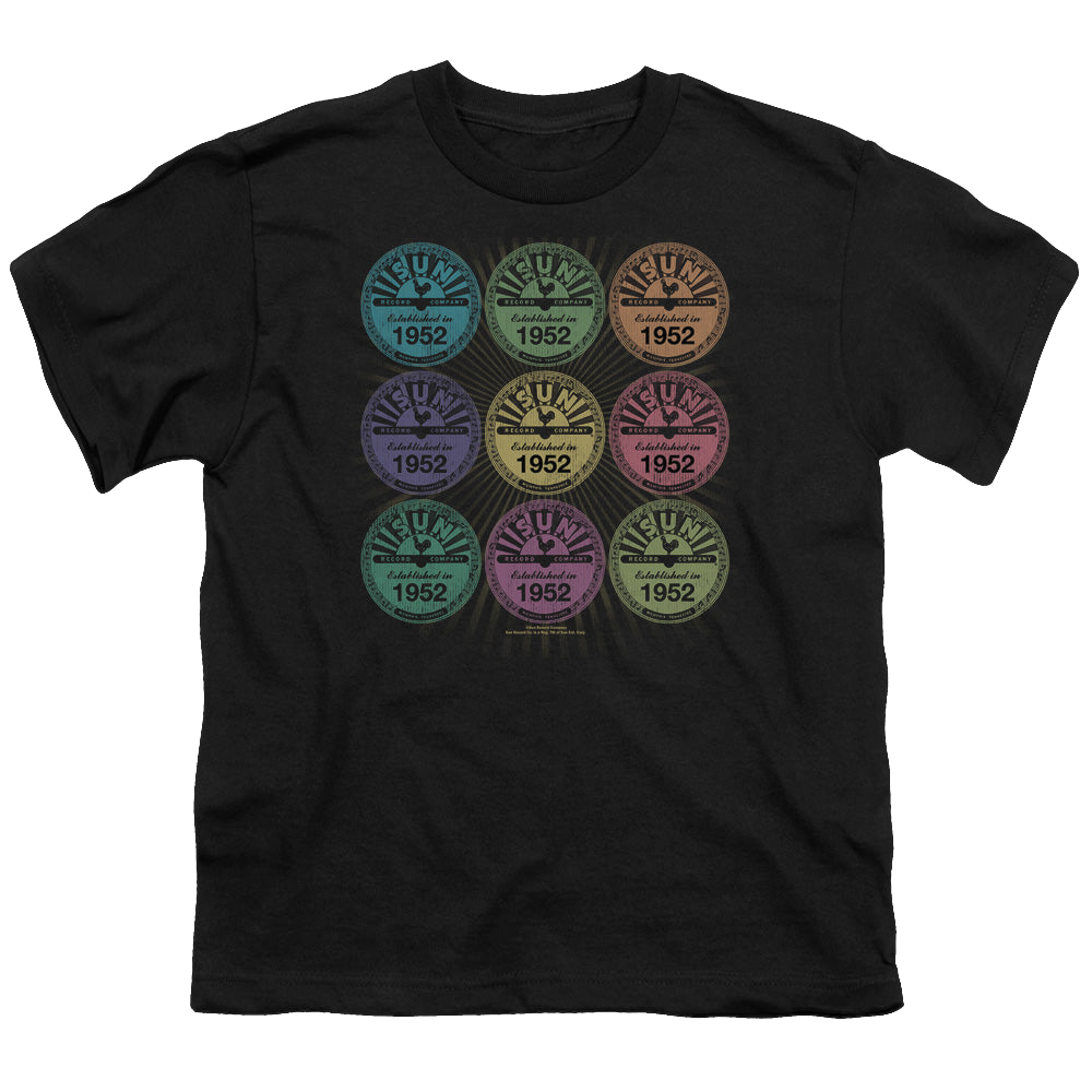 Sun Records Rocking Color Block - Youth T-Shirt Youth T-Shirt (Ages 8-12) Sun Records
