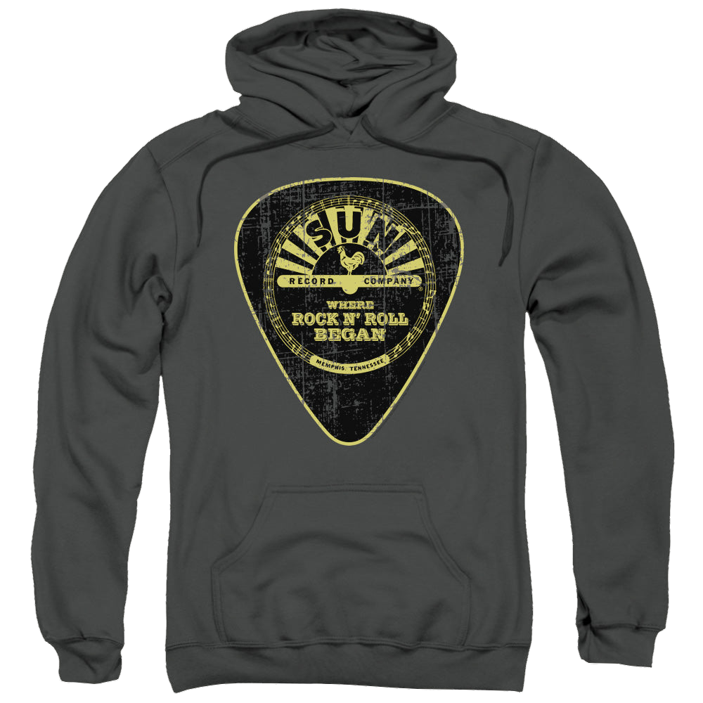 Sun Records Guitar Pick - Pullover Hoodie Pullover Hoodie Sun Records