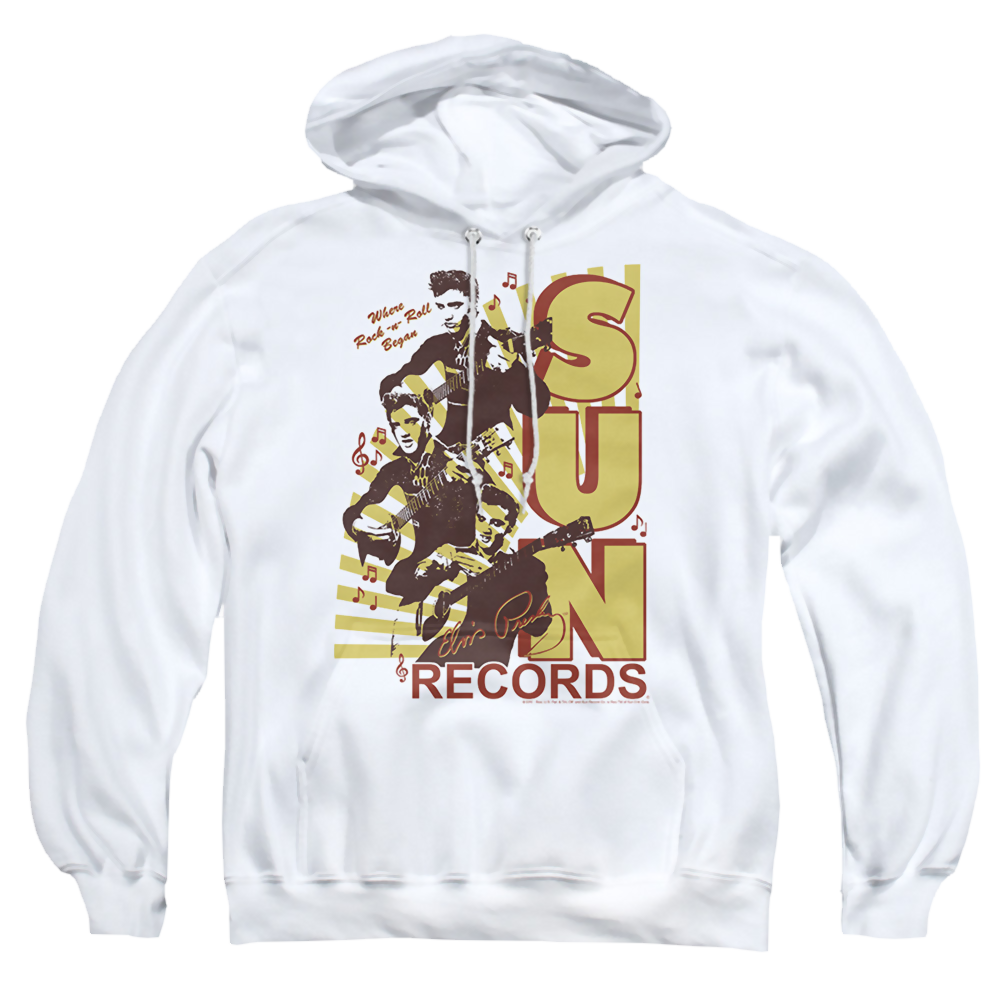 Elvis Presley Tri Elvis - Pullover Hoodie Pullover Hoodie Elvis Presley