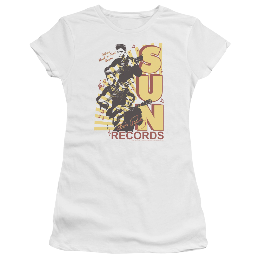 Elvis Presley Tri Elvis - Juniors T-Shirt Juniors T-Shirt Elvis Presley