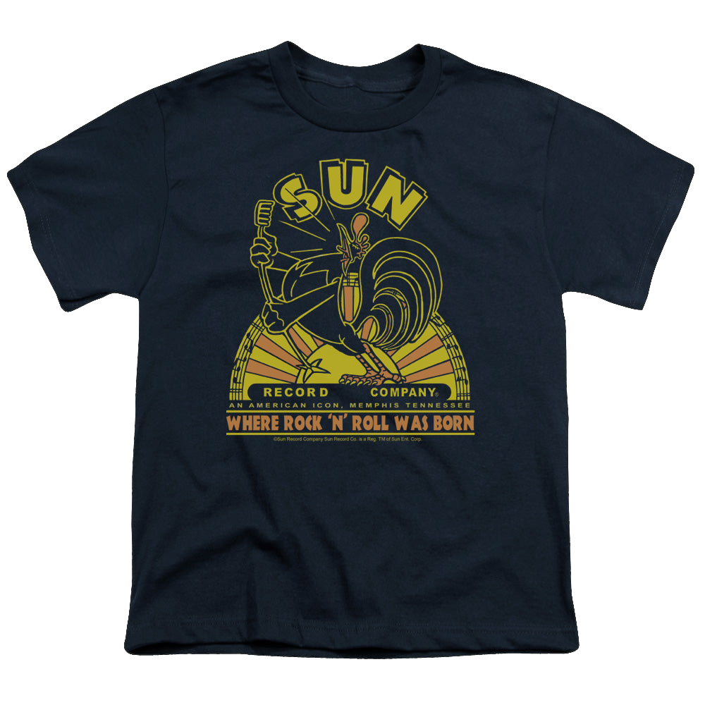 Sun Records Rooster - Youth T-Shirt Youth T-Shirt (Ages 8-12) Sun Records