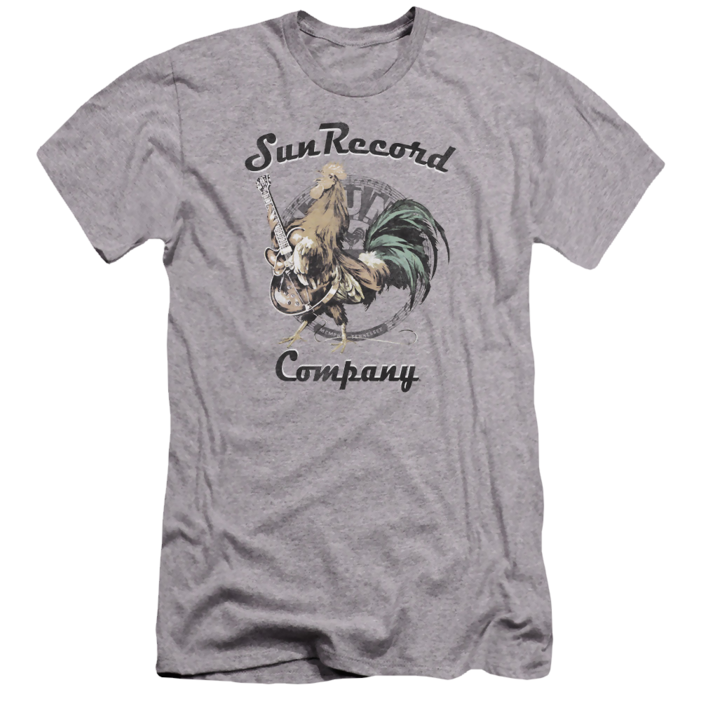Sun Records Rockin Rooster Logo - Men's Premium Slim Fit T-Shirt Men's Premium Slim Fit T-Shirt Sun Records