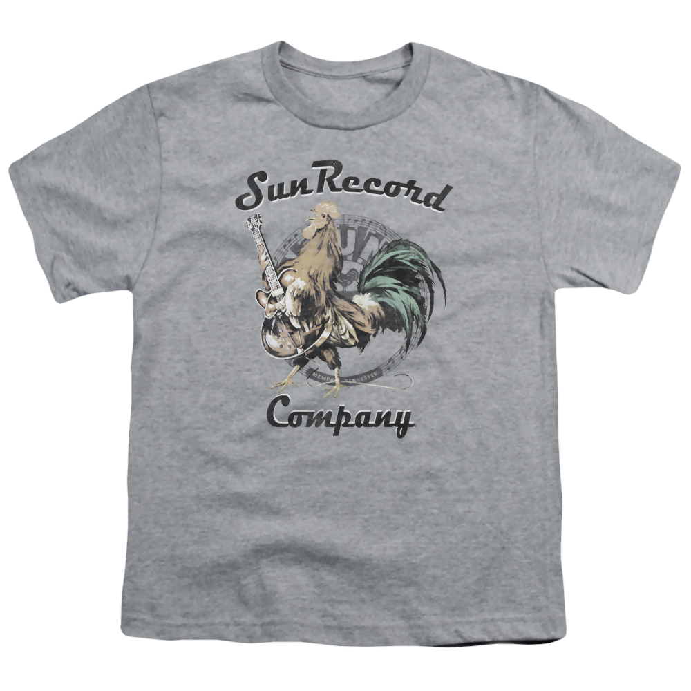 Sun Records Rockin Rooster Logo - Youth T-Shirt Youth T-Shirt (Ages 8-12) Sun Records