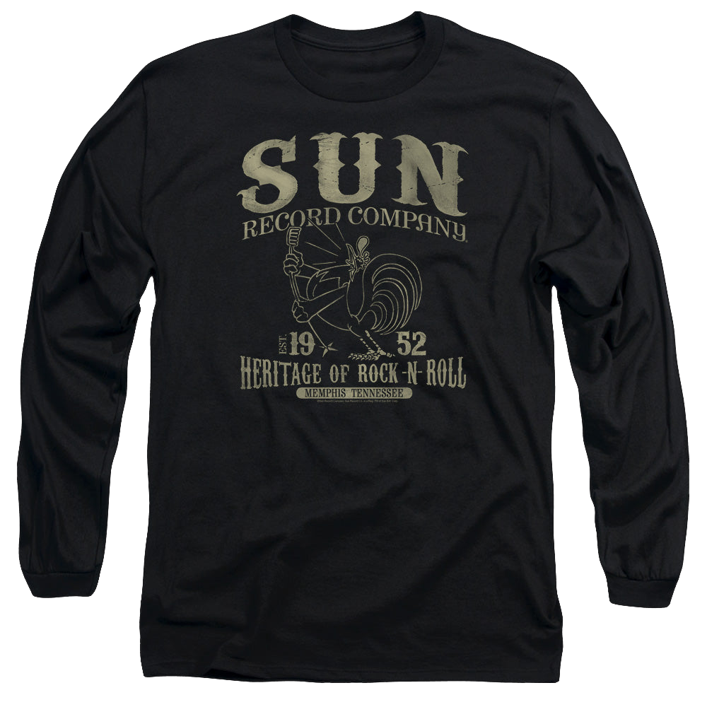 Sun Records Rockabilly Bird - Men's Long Sleeve T-Shirt Men's Long Sleeve T-Shirt Sun Records