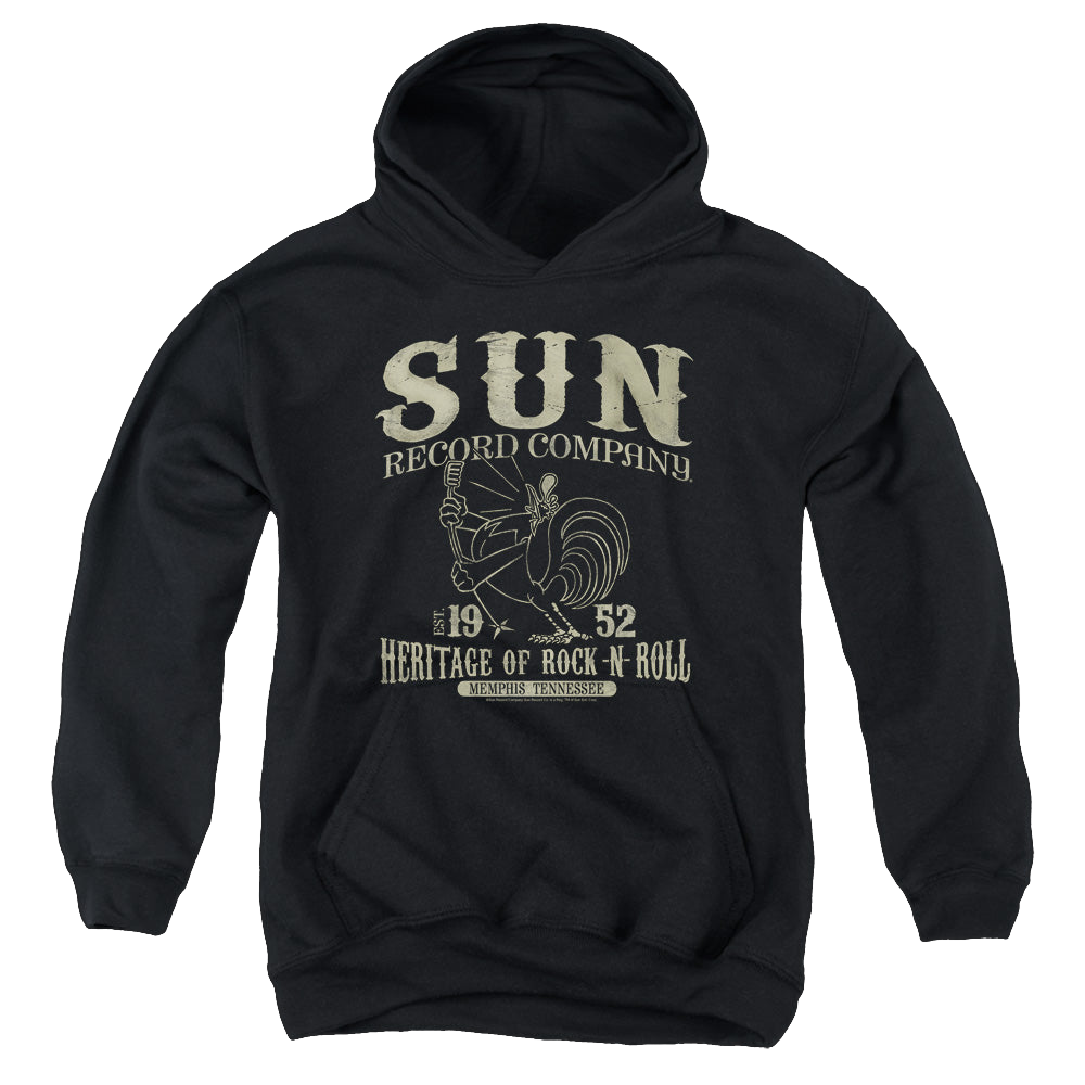 Sun Records Rockabilly Bird - Youth Hoodie Youth Hoodie (Ages 8-12) Sun Records